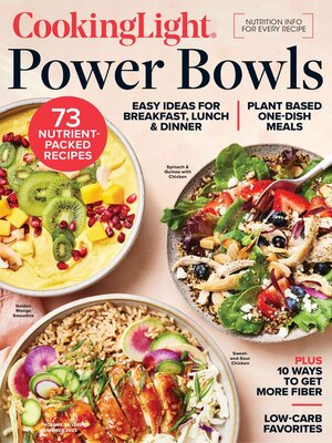 cover image of Cooking Light Power Bowls, Summer 2023